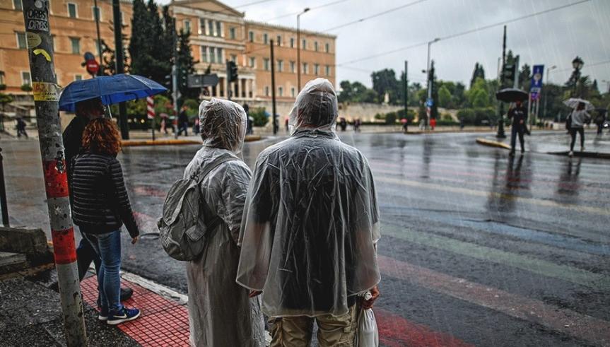 Έκτακτο δελτίο επιδείνωσης του καιρού από την ΕΜΥ με ισχυρές βροχές και καταιγίδες