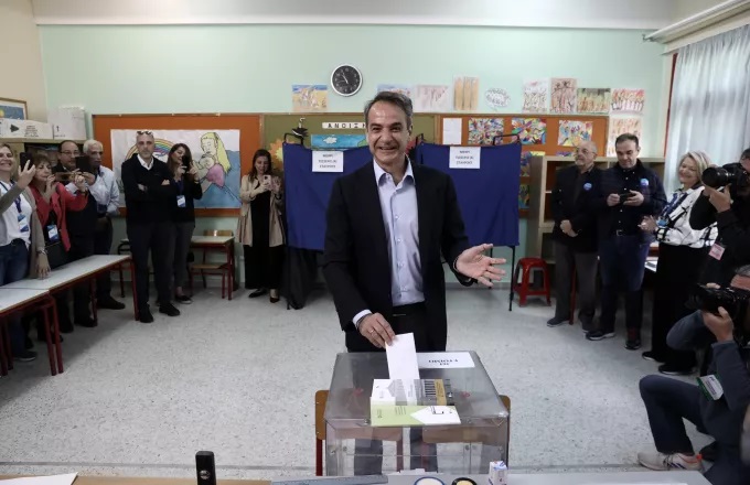 Εκλογές 2023: Ψήφισαν οι πολιτικοί αρχηγοί